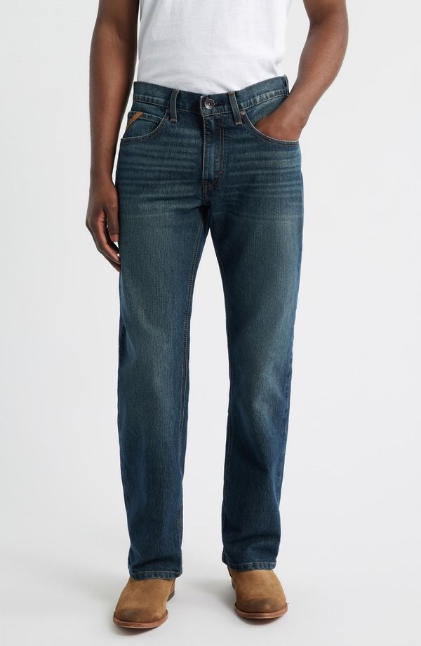 アリアト メンズ ボトムス デニムパンツ リラックスフィット ジーンズ Ariat M2 Relaxed Fit Jeans Atlas