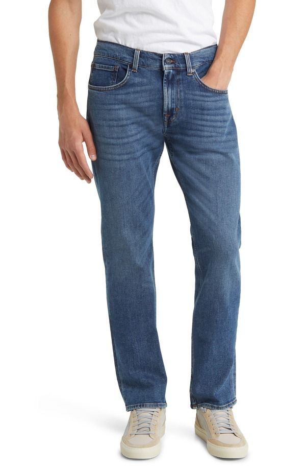 セブンフォーオールマンカインド メンズ ボトムス デニムパンツ ストレート ジーンズ 7 For All Mankind The Straight Leg Jeans Gasp