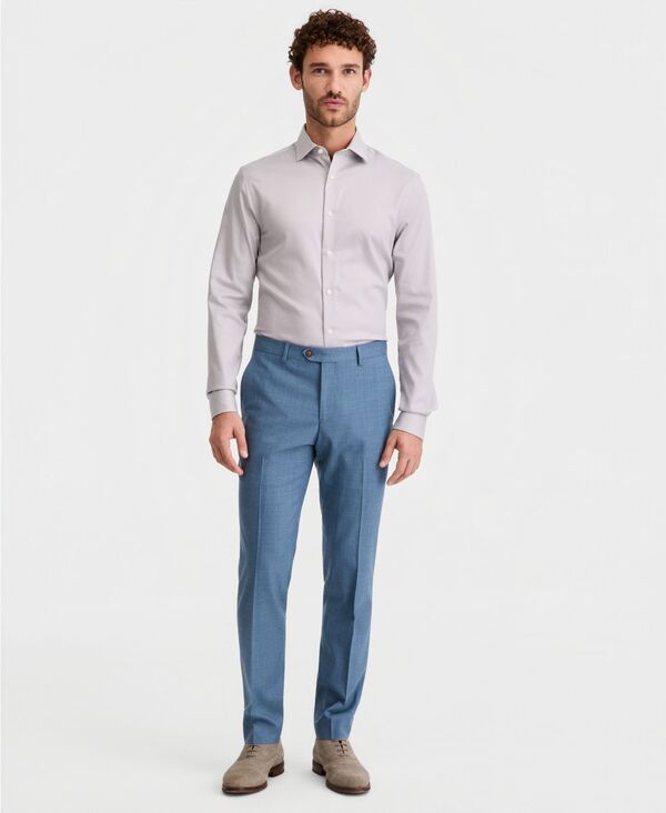 テッドベーカー メンズ ボトムス カジュアルパンツ Ted Baker Mens ModernFit Solid Suit Separate Pants Light Blue ブルー