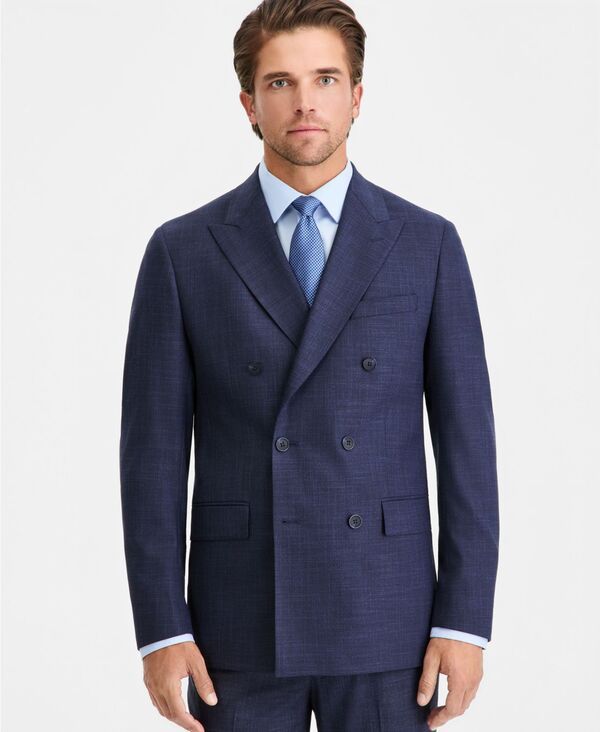 カルバンクライン メンズ アウター ジャケット・ブルゾン Calvin Klein MenslimFit Suit Separates Jacket Dark Blue ブルー