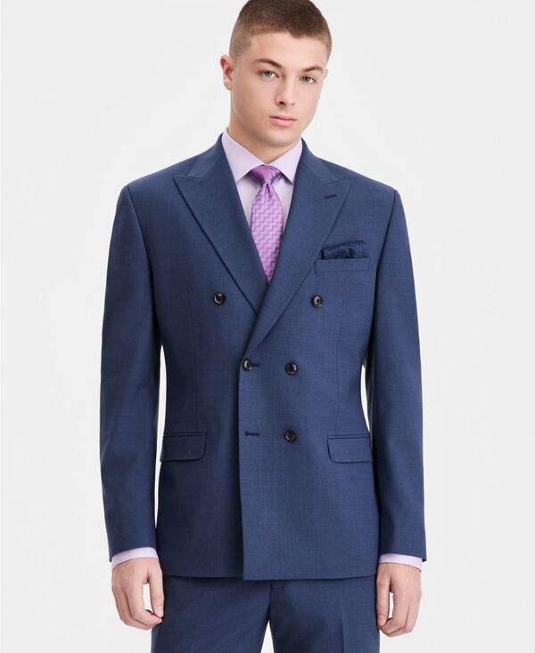バースリー メンズ アウター ジャケット・ブルゾン ウール Bar III MenslimFit WoolBlendouble Breasted Suit Separates Jacket Macys