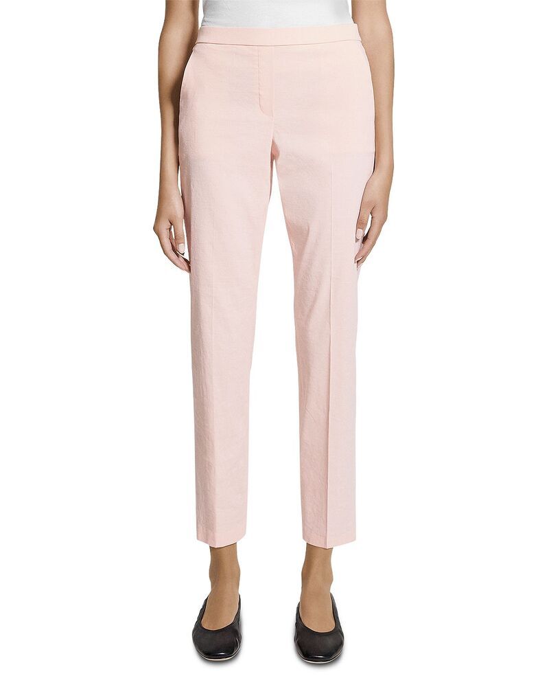 セオリー レディース ボトムス カジュアルパンツ リネン Theory Treeca Good Linen PullOn Pants Warm Pink ピンク