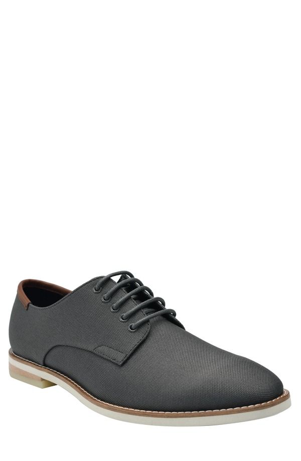 カルバンクライン メンズ シューズ ダービー Calvin Klein Adeso Derby Dark Gray グレー