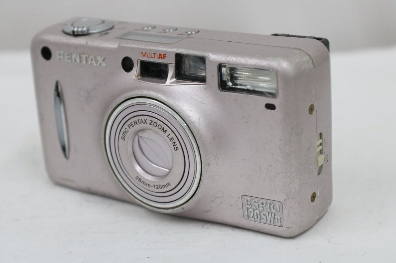 【返品保証】 ペンタックス Pentax ESPIO 120 SW II ピンク 28-120mm コンパクトカメラ e14346