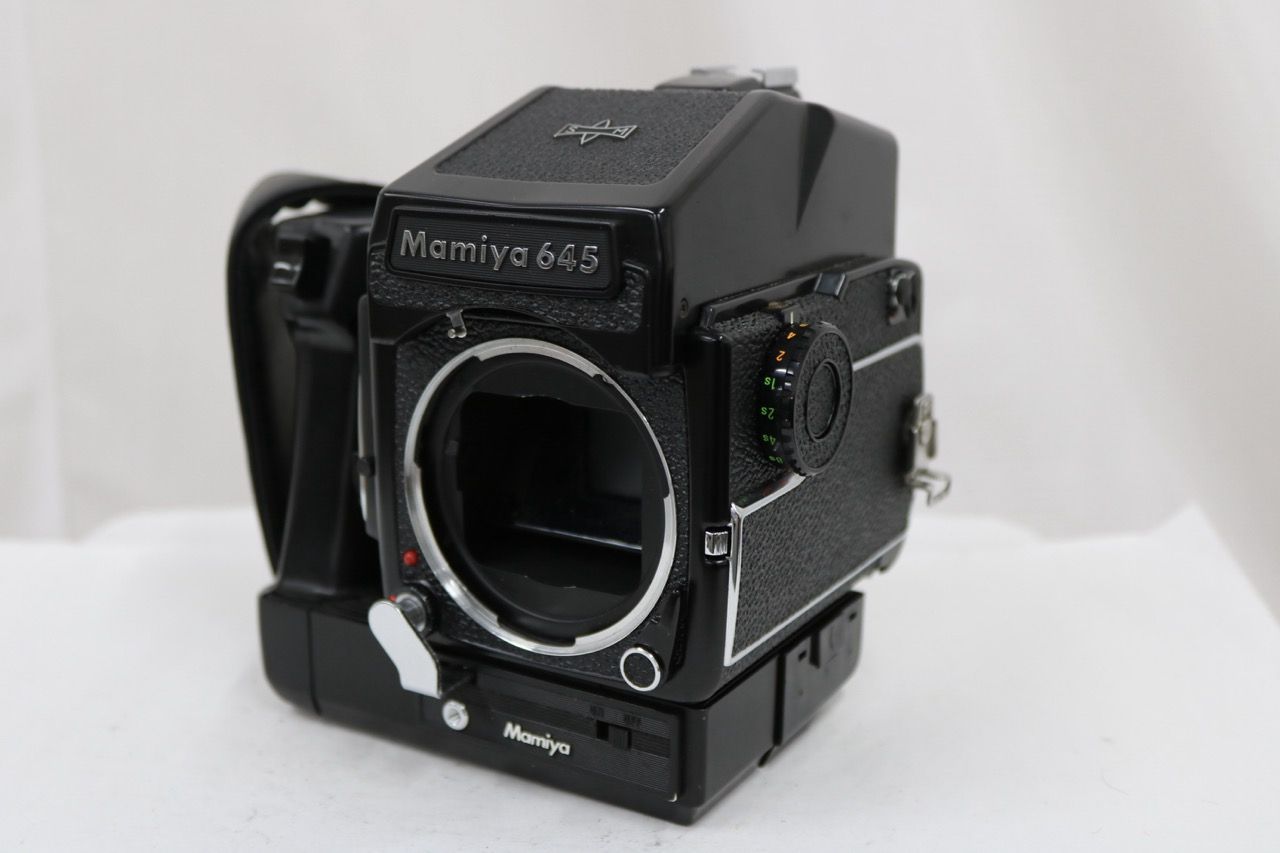 【返品保証】 マミヤ Mamiya M645 1000S 電動グリップ付き 中判カメラ e14360