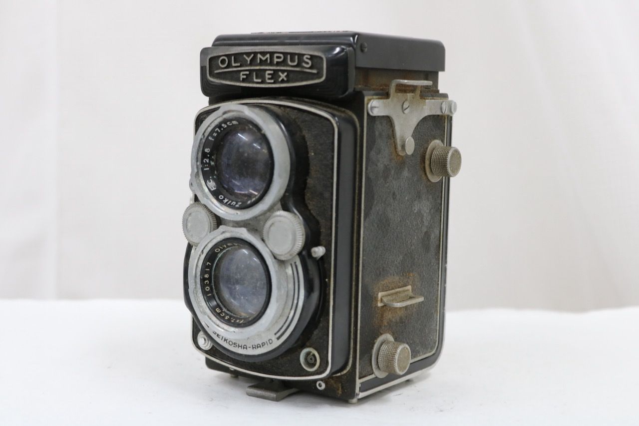 【訳あり品】 【F2.8】 オリンパス Olympusflex 7.5cm F2.8 二眼カメラ e14367