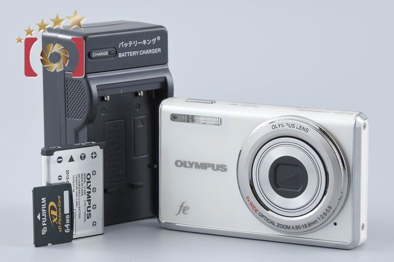 動作確認済】オリンパス OLYMPUS FE-4010(ホワイト)すぐ使える