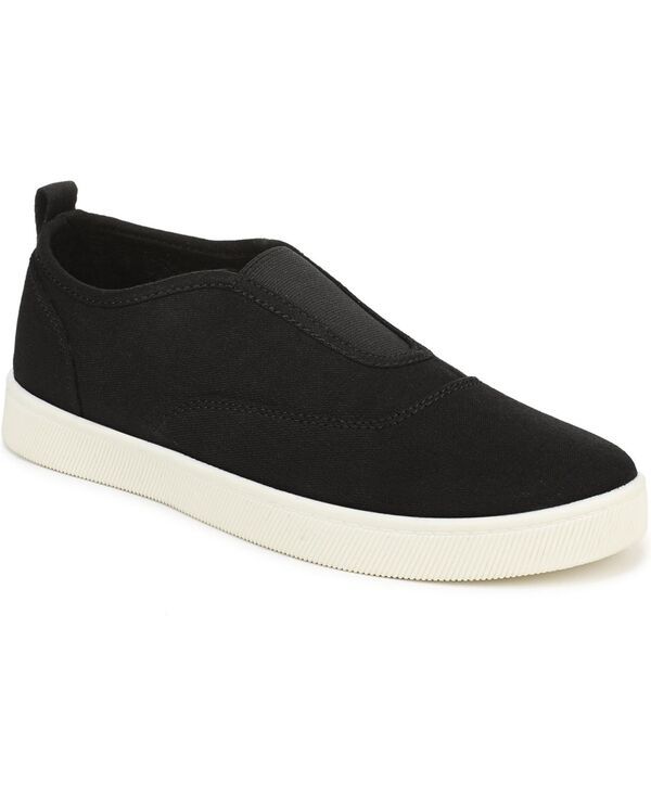 バイオニック レディース シューズ スリッポン・ローファー Vionic Womens Cobalt Slip On Shoes Blackgum canvas ブラック