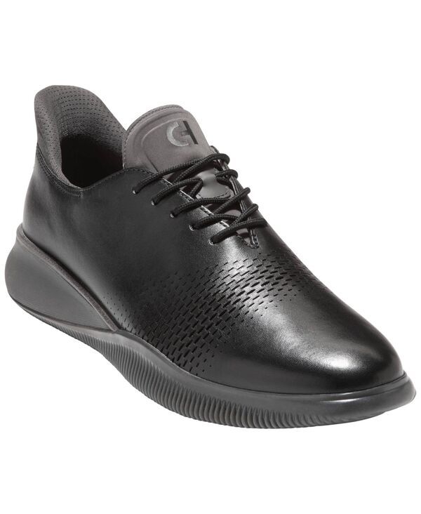 コールハーン メンズ シューズ オックスフォード レース Cole Haan Mens 6 Zergrand Laser QuickOn LaceUp Oxford Shoes Black Raven