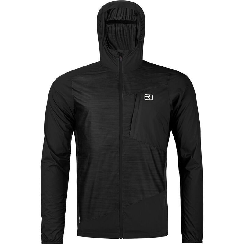 オルトボックス メンズ アウター ジャケット・ブルゾン Ortovox Trace Windbreaker Jacket Mens Black Raven ブラック
