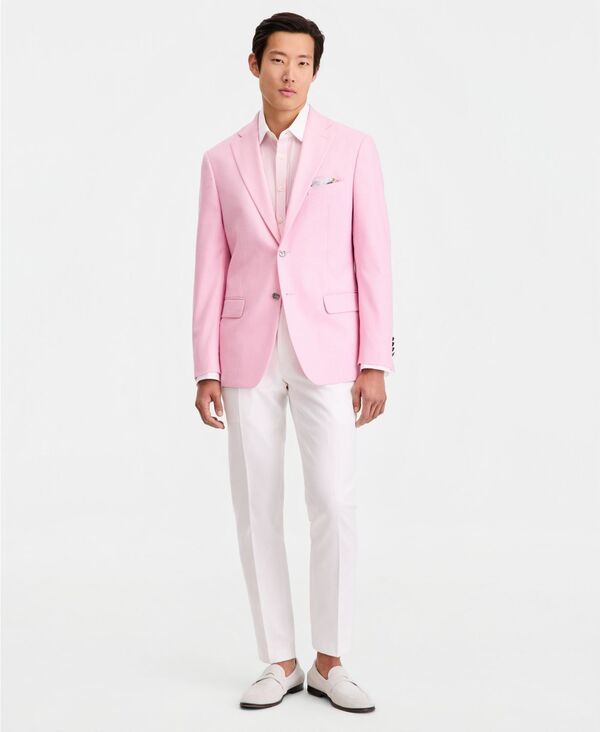 タリア メンズ アウター ジャケット・ブルゾン ブレザー Tallia MenslimFit Patterned Blazer Pink ピンク