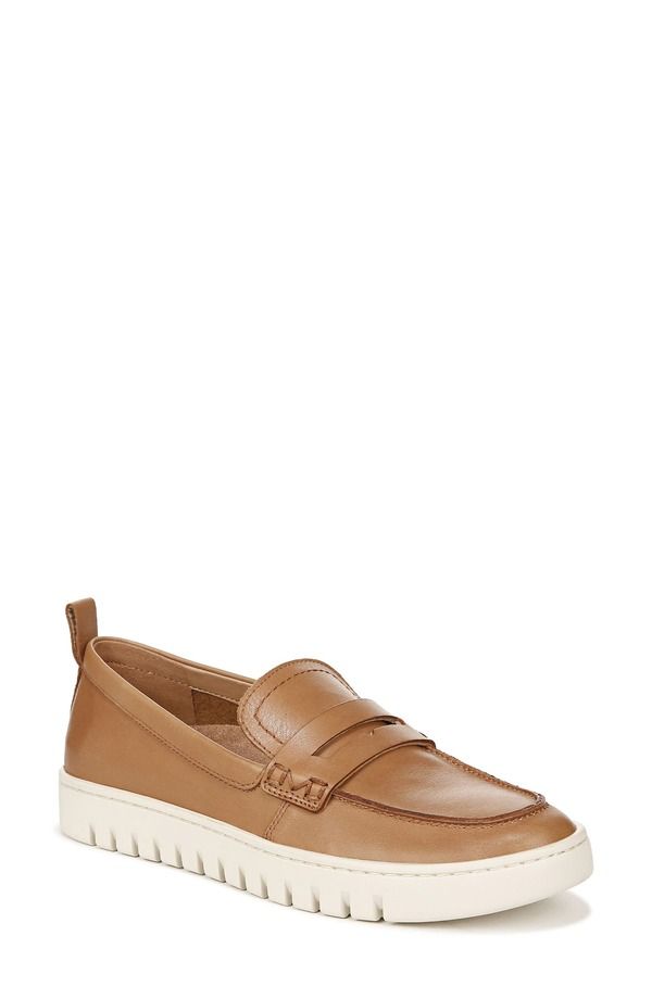 バイオニック レディース シューズ スリッポン・ローファー Vionic Uptown Hybrid Penny Loafer Camel キャメル