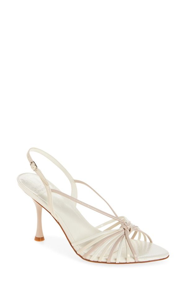 ジェフリー キャンベル レディース シューズ ヒール サンダル Jeffrey Campbell Galaxia Slingback Sandal Cream Combo クリーム