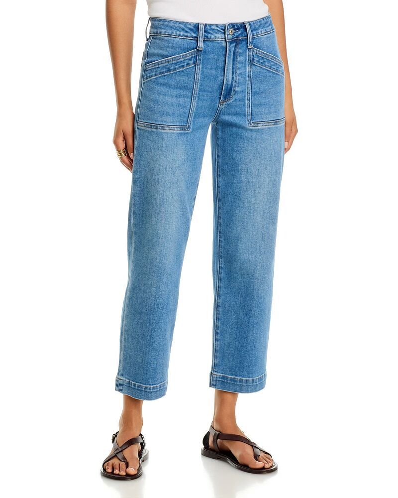 ペイジ レディース ボトムス デニムパンツ アンクル ジーンズ PAIGE Quincy High Ankle Straight Jeans in Redondo
