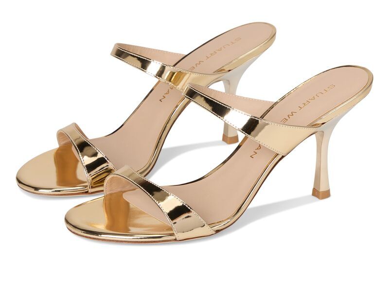 スチュアート ワイツマン レディース シューズ ヒール Stuart Weitzmanudist Slide 85 Platino
