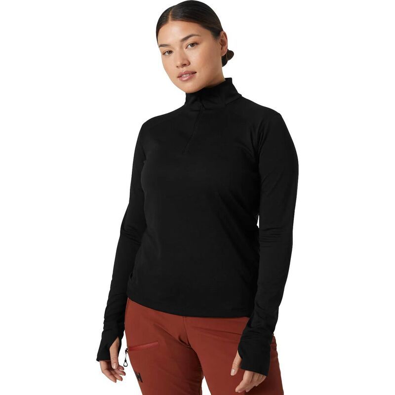 ヘリーハンセン レディース アウター ジャケット・ブルゾン Helly Hansen Lifa Tech Lite HalfZipullover Womens Black ブラック