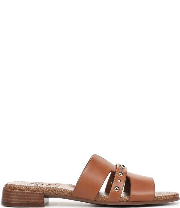 ナチュライザー レディース シューズ パンプス サンダル レザー Naturalizer Niche Leather and Stud Slide Sandals English Tea