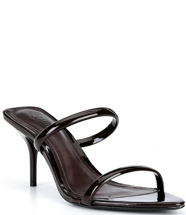 シュッツ レディース シューズ ヒール レザー Schutz Nylle Patent Leather Dresslides Maplewood