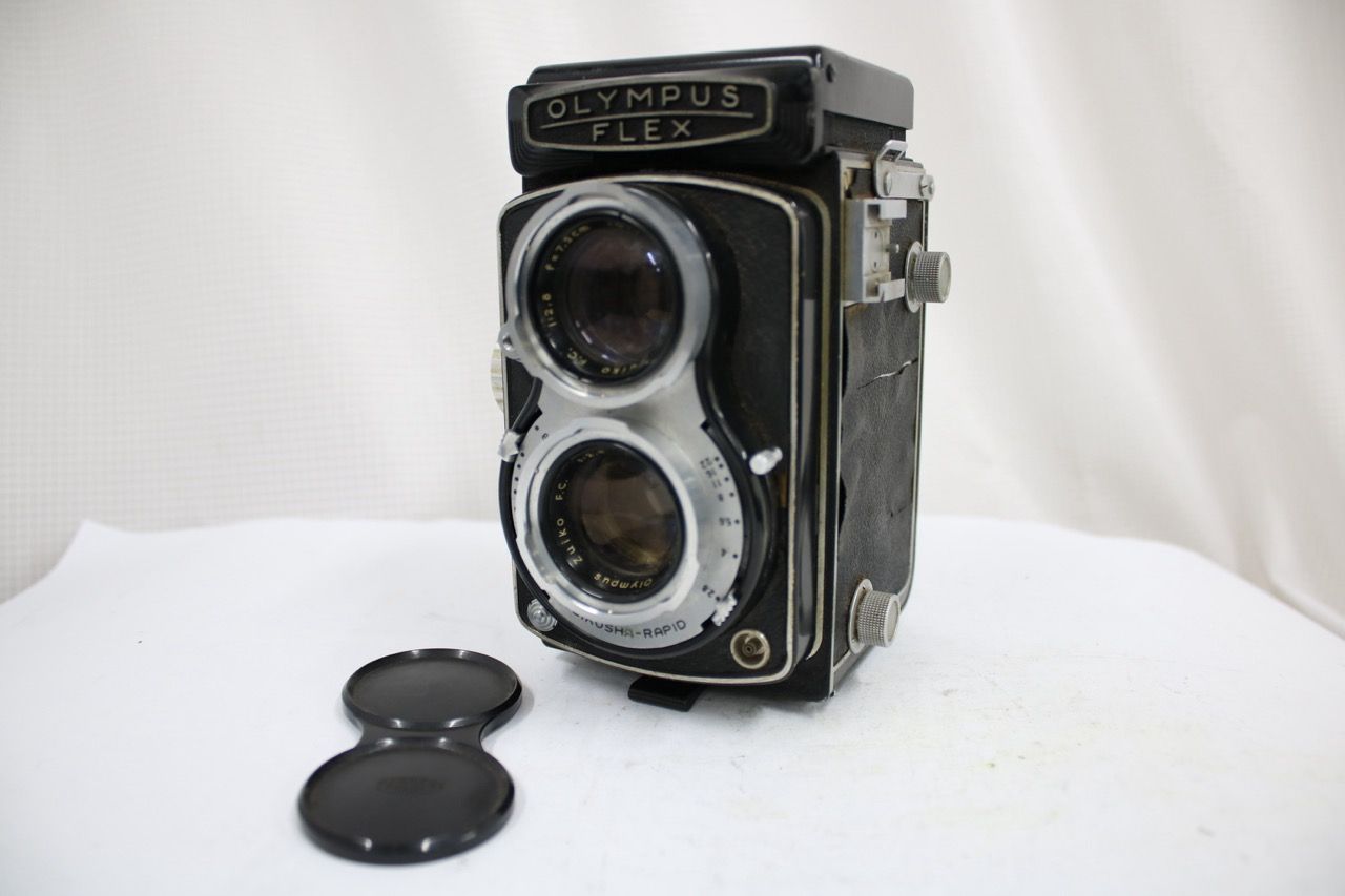 【訳あり品】 【F2.8】 オリンパス Olympusflex 7.5cm F2.8 二眼カメラ e14390