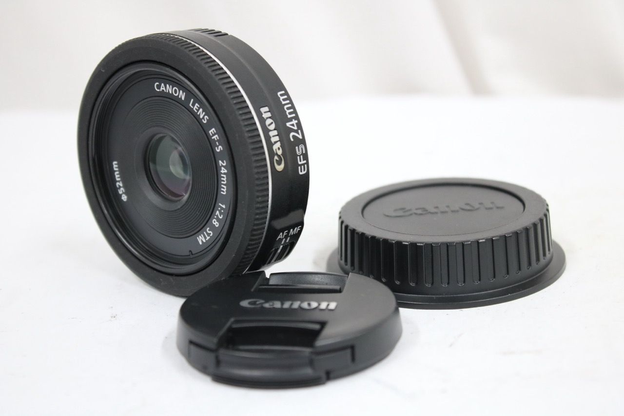 【返品保証】 キャノン Canon EF-S 24mm F2.8 STM レンズ e14403