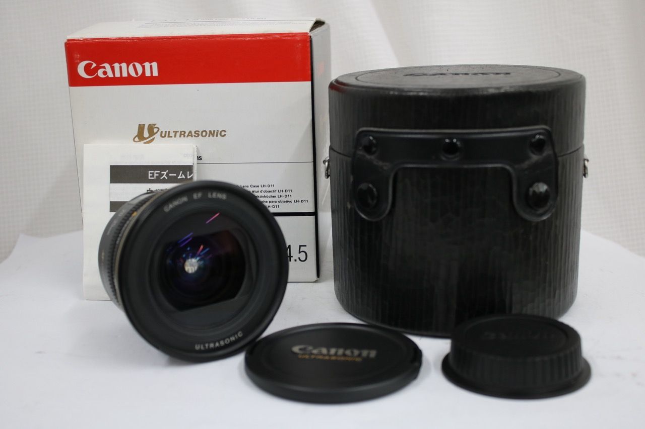 【返品保証】 【元箱付き】キャノン Canon EF 20-35mm F3.5-4.5 ケース 前後キャップ 付き レンズ e14423 11,856円
