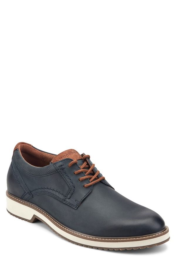 ロックポート メンズ シューズ ダービー Rockport Criss Derby Dark Blue ブルー