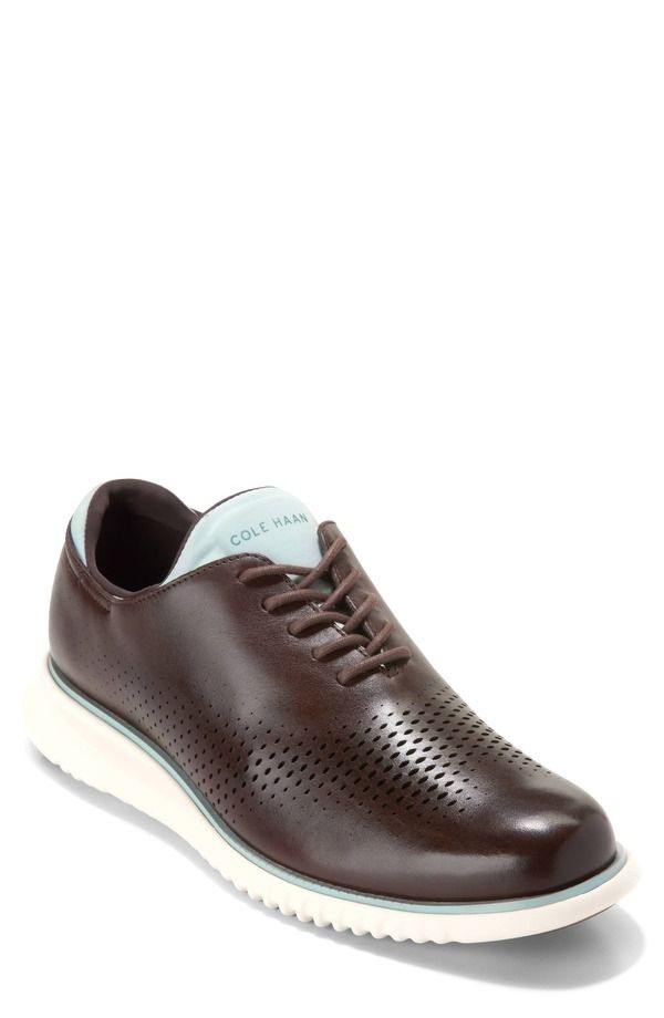 コールハーン メンズ シューズ オックスフォード ダービー Cole Haan 2ZeroGrand Laser Wing Derby Madeira Cloud Blue Ivory アイボリー