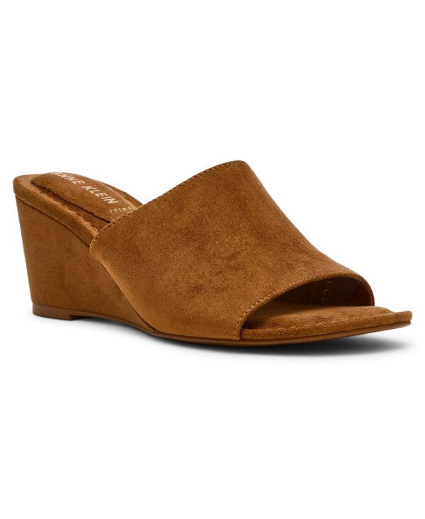 アンクライン レディース シューズ サンダル Anne Klein Womens Charisma Dressy Wedge Sandals Hazelnut