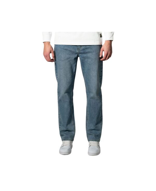 ウィーエスシー メンズ ボトムス デニムパンツ ストレート ジーンズ WeSC Mens Bob Straight Leg Jeans Mid wash