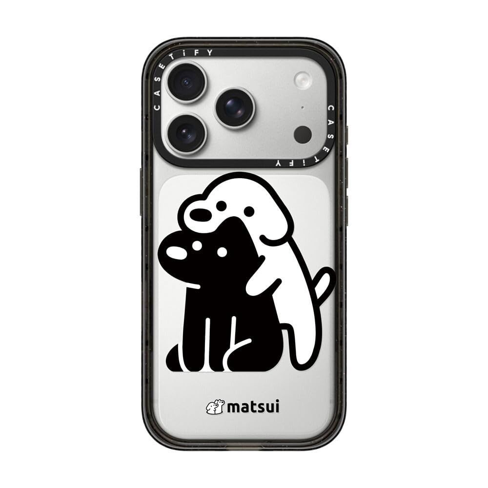 CASETiFY インパクト iPhone 17 Pro ケース [薄型 軽量/耐衝撃/米軍MIL規格] - Alright hold on ! - ブラック
