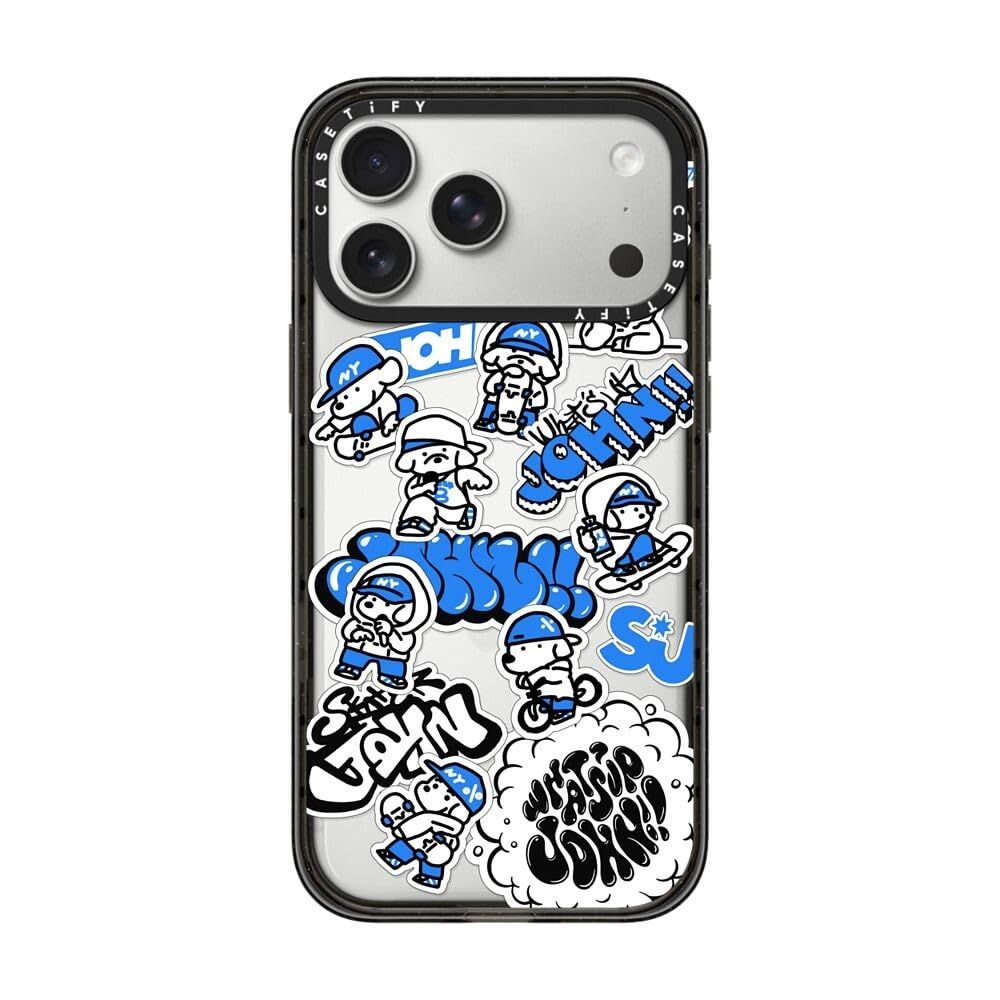 CASETiFY インパクト iPhone 17 Pro Max ケース [薄型 軽量/耐衝撃/米軍MIL規格] - mini JOHN - ブラック