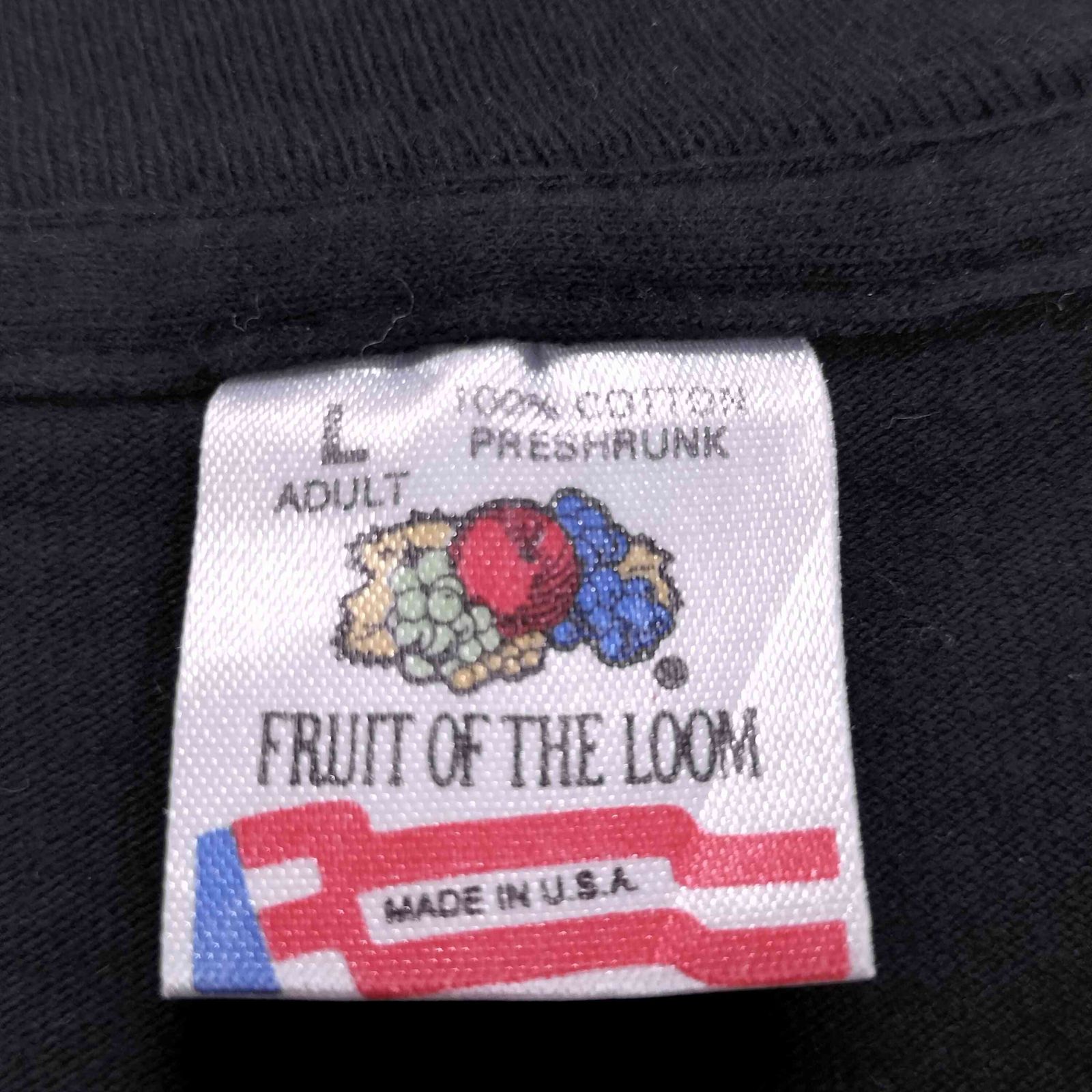フルーツオブザルーム FRUIT OF THE LOOM 1993 90s- USA製 袖裾
