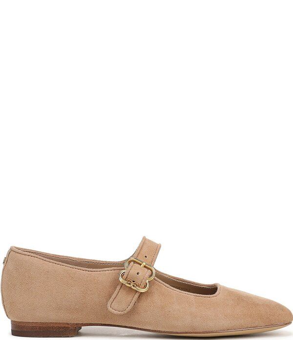 サムエデルマン レディース シューズ パンプスエード Sam Edelman Michaela Suede Mary Jane Flats Cyprus Tan タン