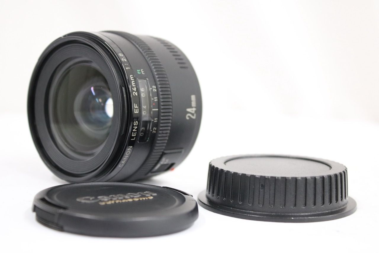 【返品保証】 キャノン Canon EF 24mm F2.8 レンズ e14448