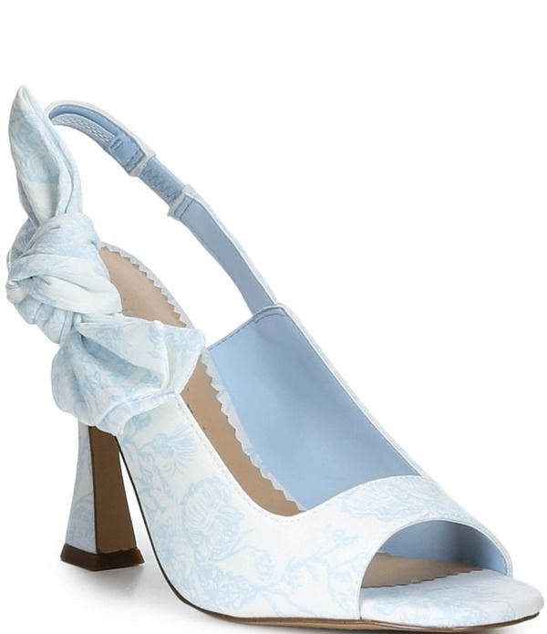 ジャンビニ レディース シューズ ヒール フラワー柄 サンダル フラワー Gianni Bini Coray Floral Bow Detail Slingback Dressandals Hope