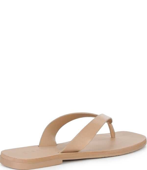 ジャンビニ レディース シューズ サンダル レザー Gianni Bini Steffan Leather Thong Sandals Dark Sierra Tan タン