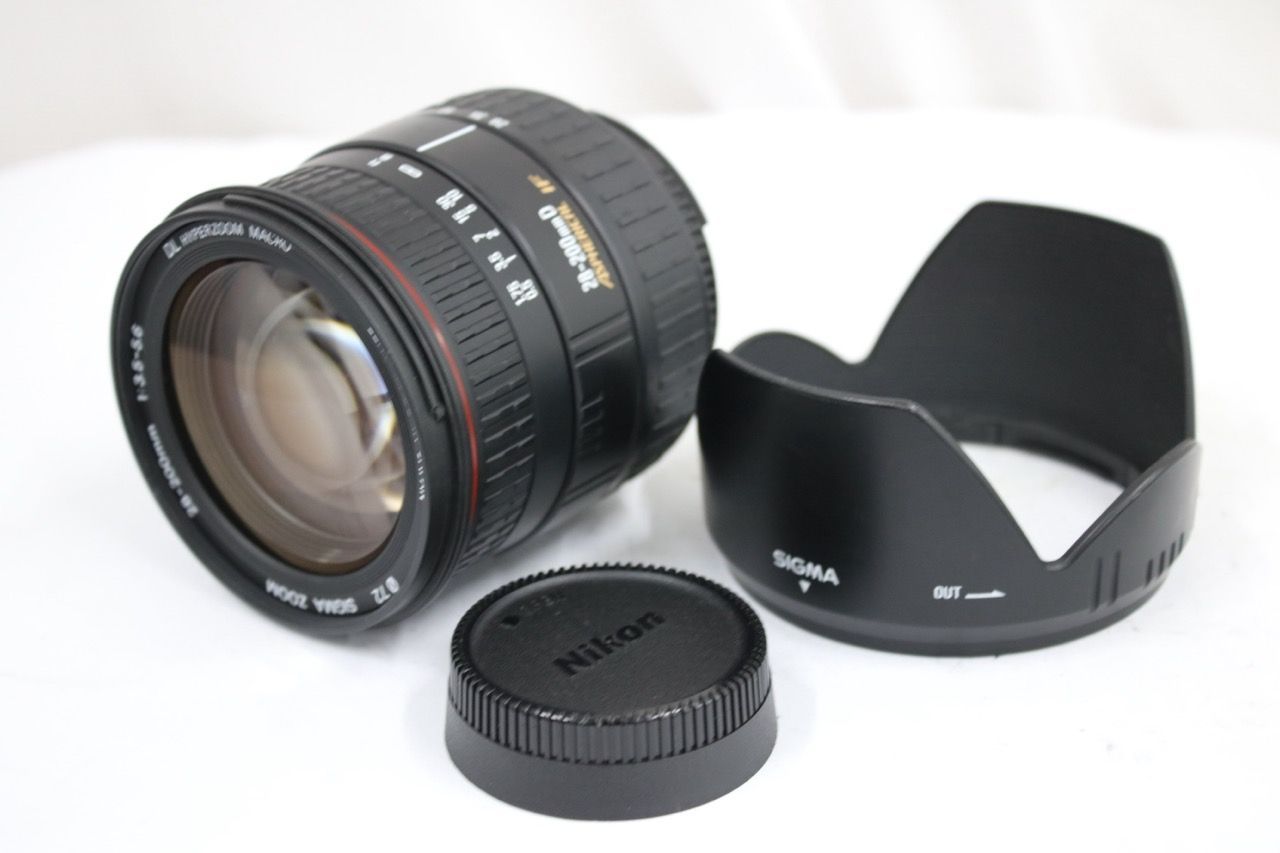 【返品保証】 シグマ Sigma ZOOM ASPHERICAL IF 28-200mm F3.5-5.6 DL HYPER ZOOM MACR ニコンマウント レンズ e14458