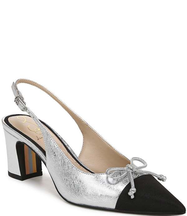 サムエデルマン レディース シューズ ヒール トール レザー Sam Edelman Willette Metallic Leather Pointed Toe Slingback Pumpsoft