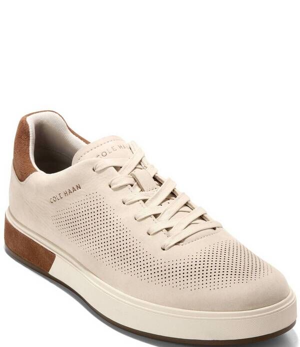 コールハーン メンズ シューズ スニーカー Cole Haan Mens GrandPro Angleace Perforated Nubuck Sneakers AngoraBritish TanI
