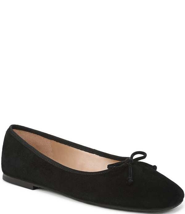 サムエデルマン レディース シューズ パンプスエード Sam Edelman Alie Suede Bow Detail Ballet Flats Black ブラック
