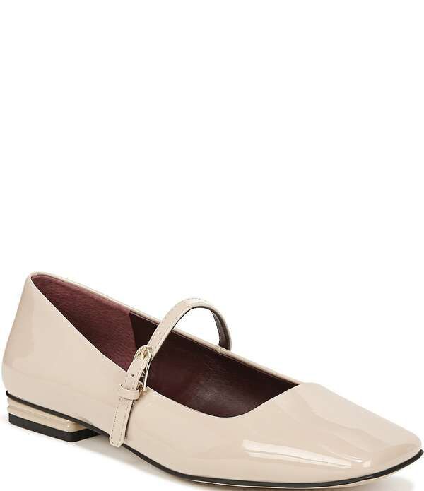 フランコサルト レディース シューズ パンプス Franco Sarto Tinsley Patent Mary Jane Ballet Flats Beige ベージュ