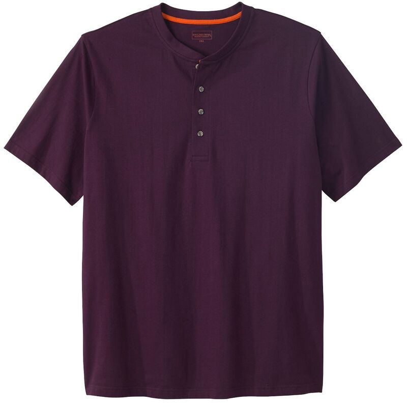 ボルダークリーク レディース トップス Tシャツ トール 半袖 Boulder Creek By Kingsize Mens Big Tall Heavyweight Shortsleeve Henl