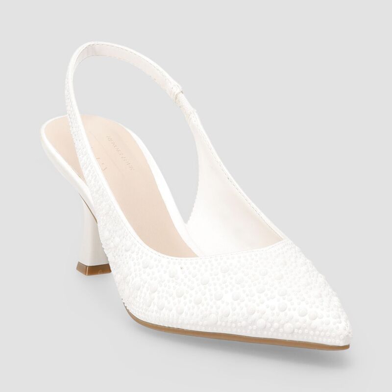 アプトナイン レディース シューズ パンプス Apt 9 Bling Slingback Womens Pumps Pearl パール