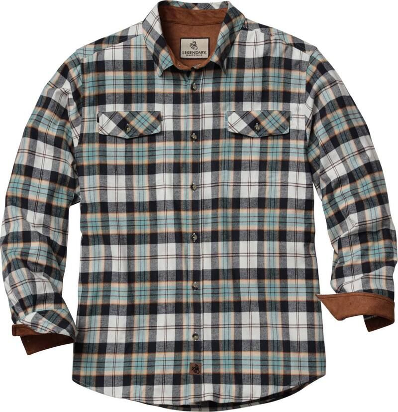 レジェンダリーホワイトテイルズ レディース トップス Tシャツ Mens Legendary Whitetails Legendary Stretch Casual Flannel Shirt Blu