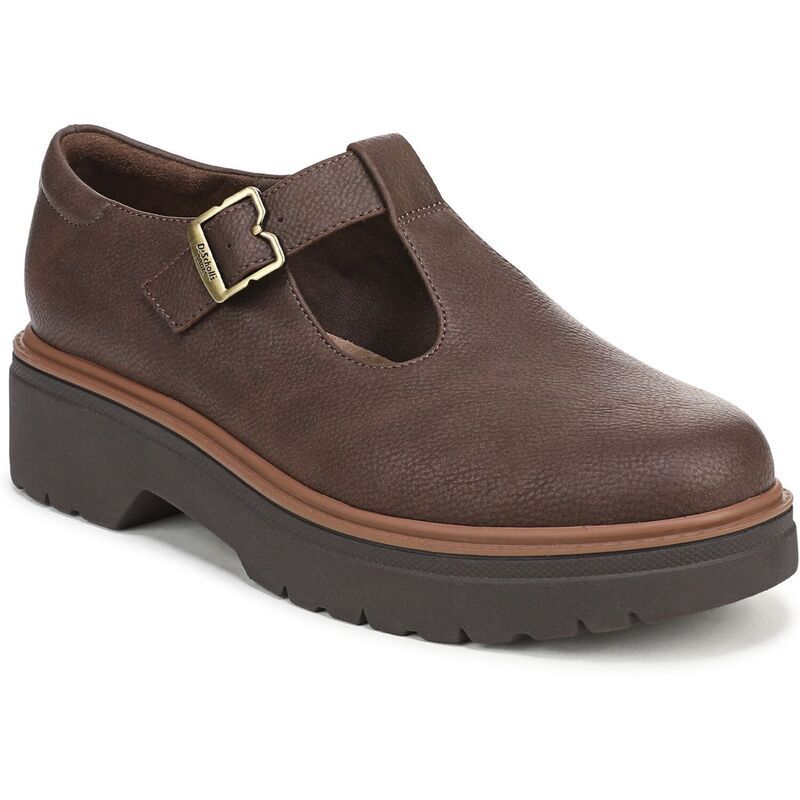 ドクター・ショール レディース シューズ スリッポン・ローファー Dr Scholls Bring It Jane Womens Mary Jane Shoes Dark Brown ブラウン