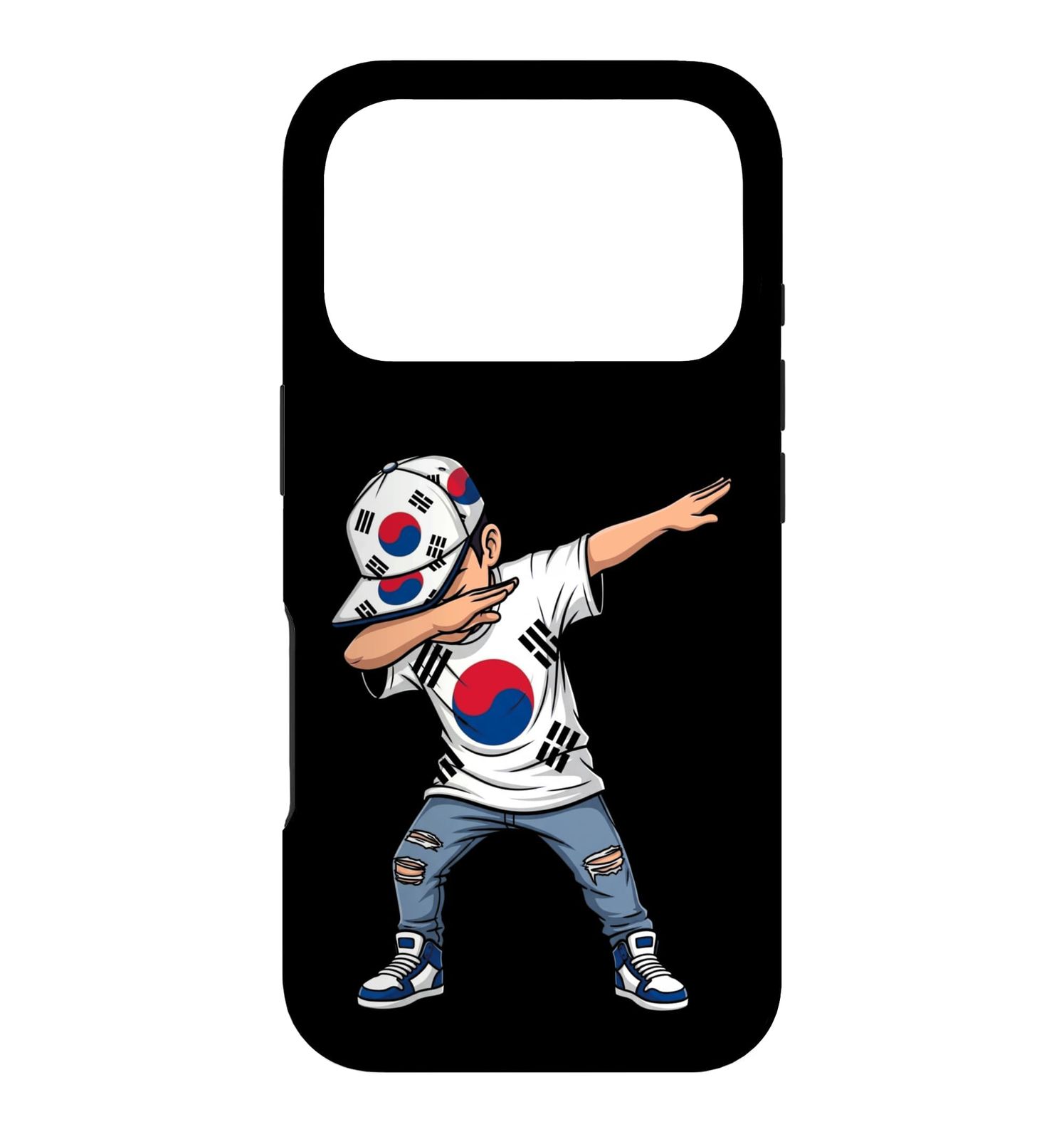 韓国国旗 Dab Pose 韓国文化デザイン スマホケース iPhone 17 Pro 用