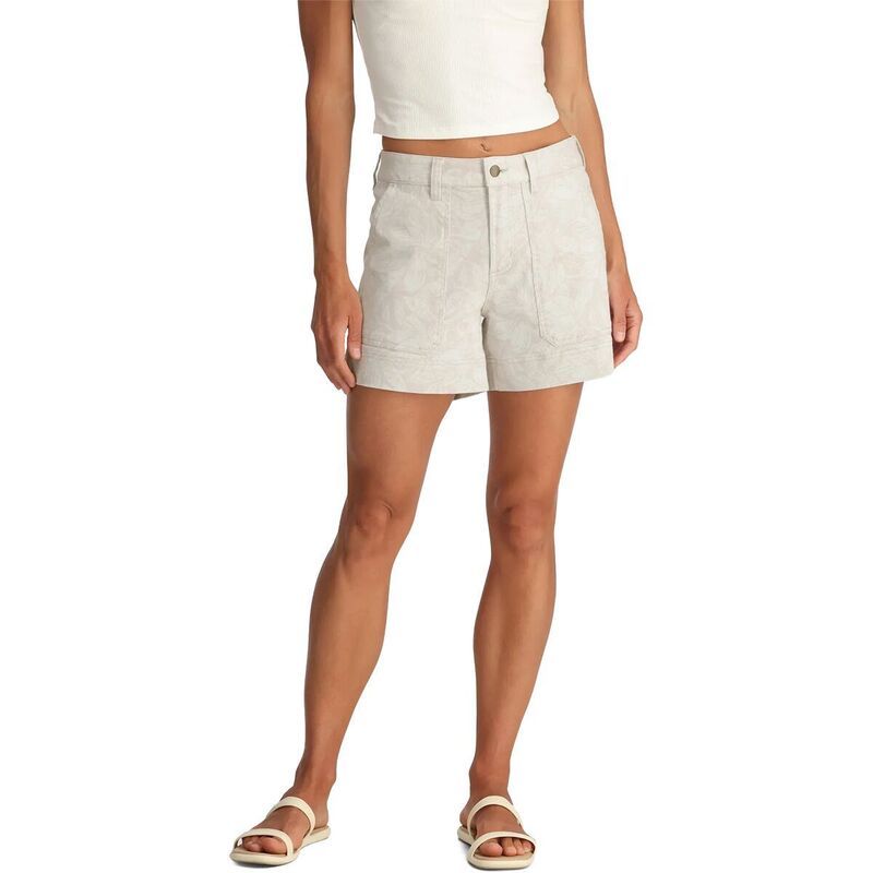 フリー フライ レディース ボトムス カジュアルパンツ Free Fly Folly Twill Short Womens Nolia Floral Print Stone ストーン