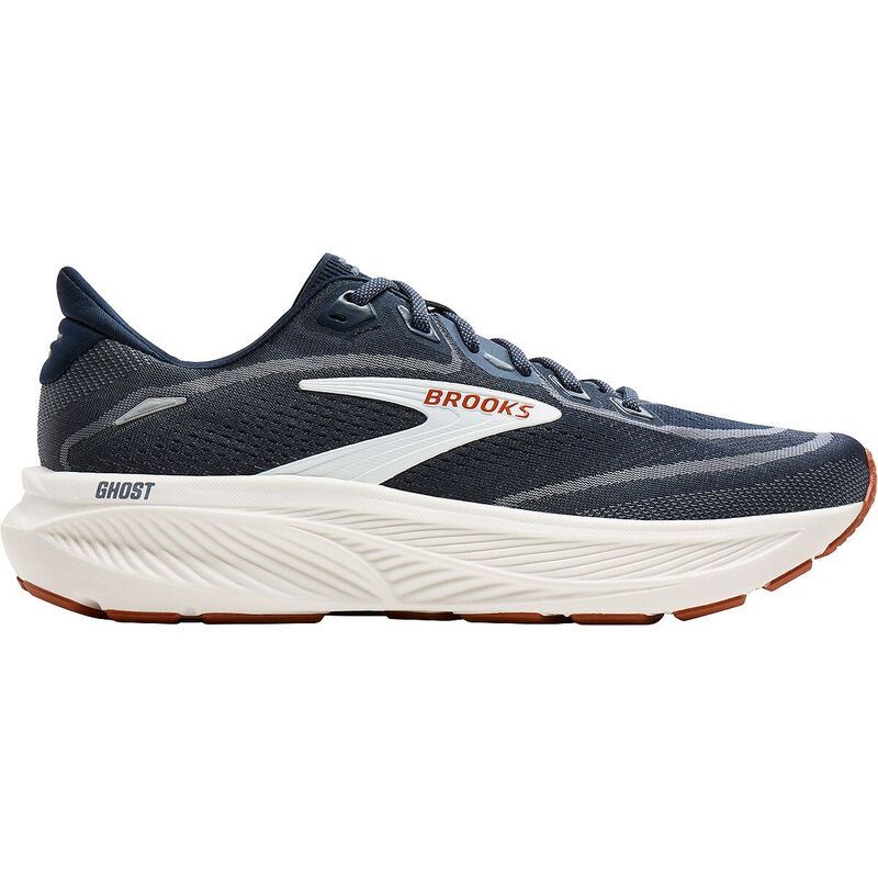 ブルックス メンズ シューズ スニーカー Brooks Ghost 18 Running Shoe Mens Navy BlazerRed EarthBlue ネイビー