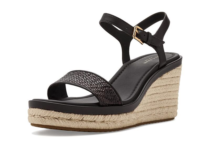 コールハーン レディース シューズ ヒール サンダル Cole Haan Cloudfeel Asbury Espadrille Wedge Sandals Dark Brown RaffiaDark