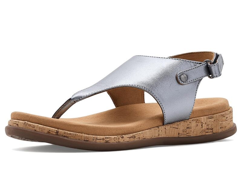 トロッターズ レディース シューズ ヒール サンダル Trotters Garret Sandals Pewter ピューター